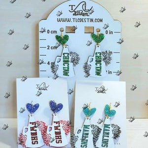 CHEER earring SVG file only