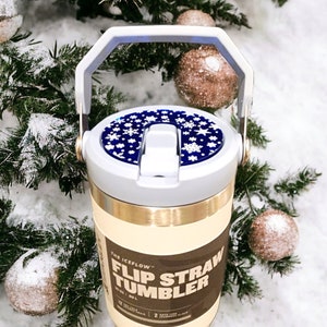 20/30 oz Iceflow flip straw Tumbler Topper SVG LASER FILE