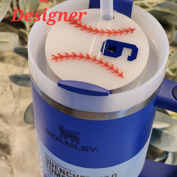 Baseball  Softball 40 oz Quencher  Tumbler Topper SVG LASER cut FILE. Original designer