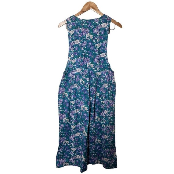 Vintage Liberty Of London Floral Apron Dress S - image 5