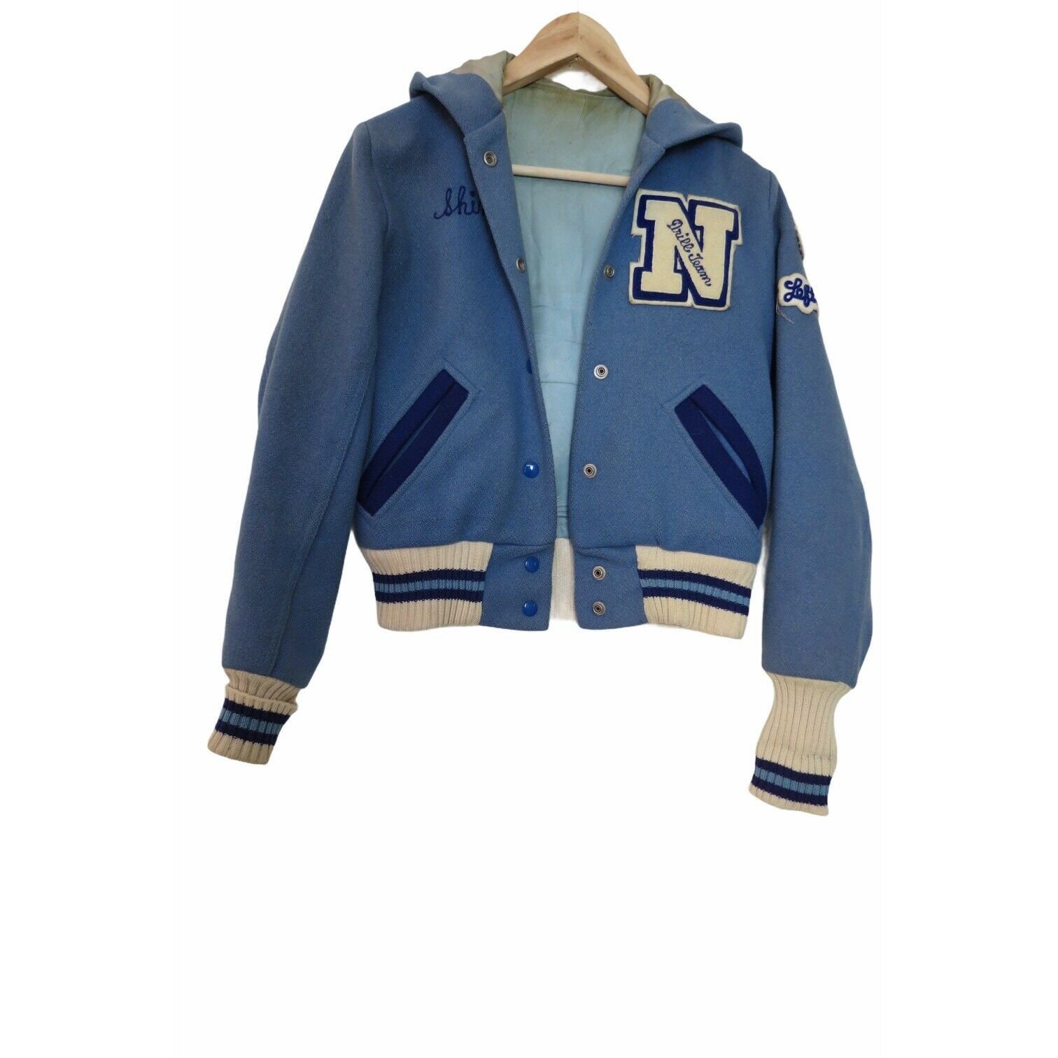 Vintage 80s 70s Majorette Drill Team Varsity Jacket Albion Etsy