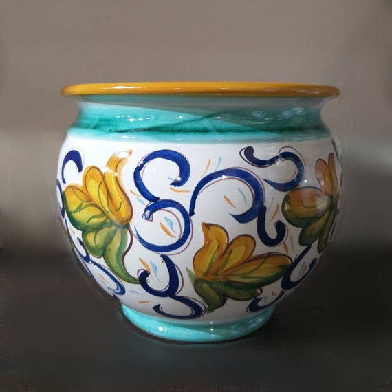 Vase In Ceramic From Amalfi Coast Etsy