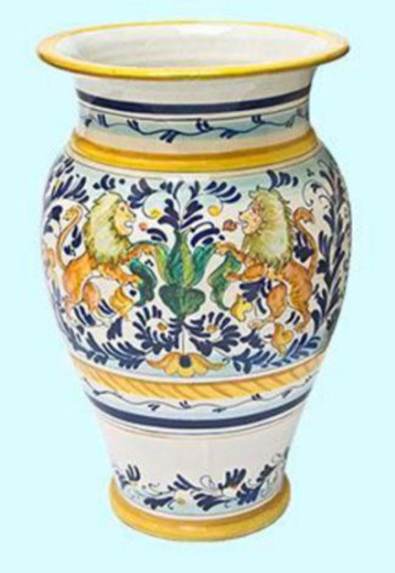 Ceramic Umbrella Stand Of The Amalfi Coast Etsy
