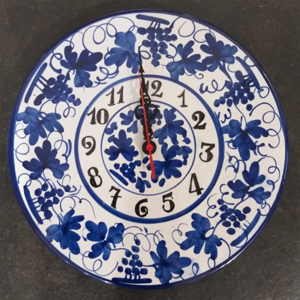 Reloj de cerámica de la Costa Amalfitana