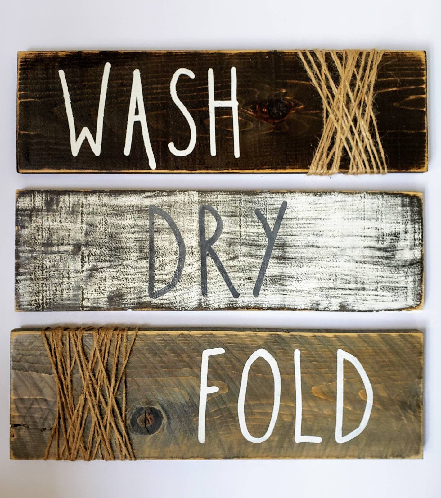 Decoración de la sala de lavandería rústica | Etsy