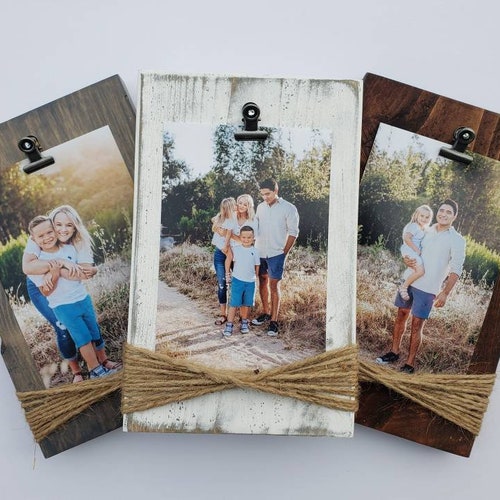 Rustic Clip Frames Set of 3 Clip Frames Rustic Frames Etsy