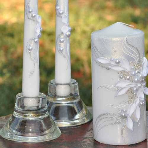Unity Candle Set for Wedding Wedding Décor & Wedding Etsy