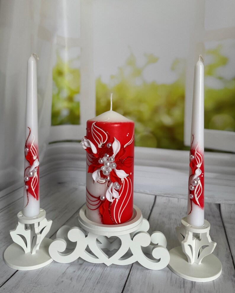 Unity Candle Holderunity Candle Standunity Candle Holder Etsy