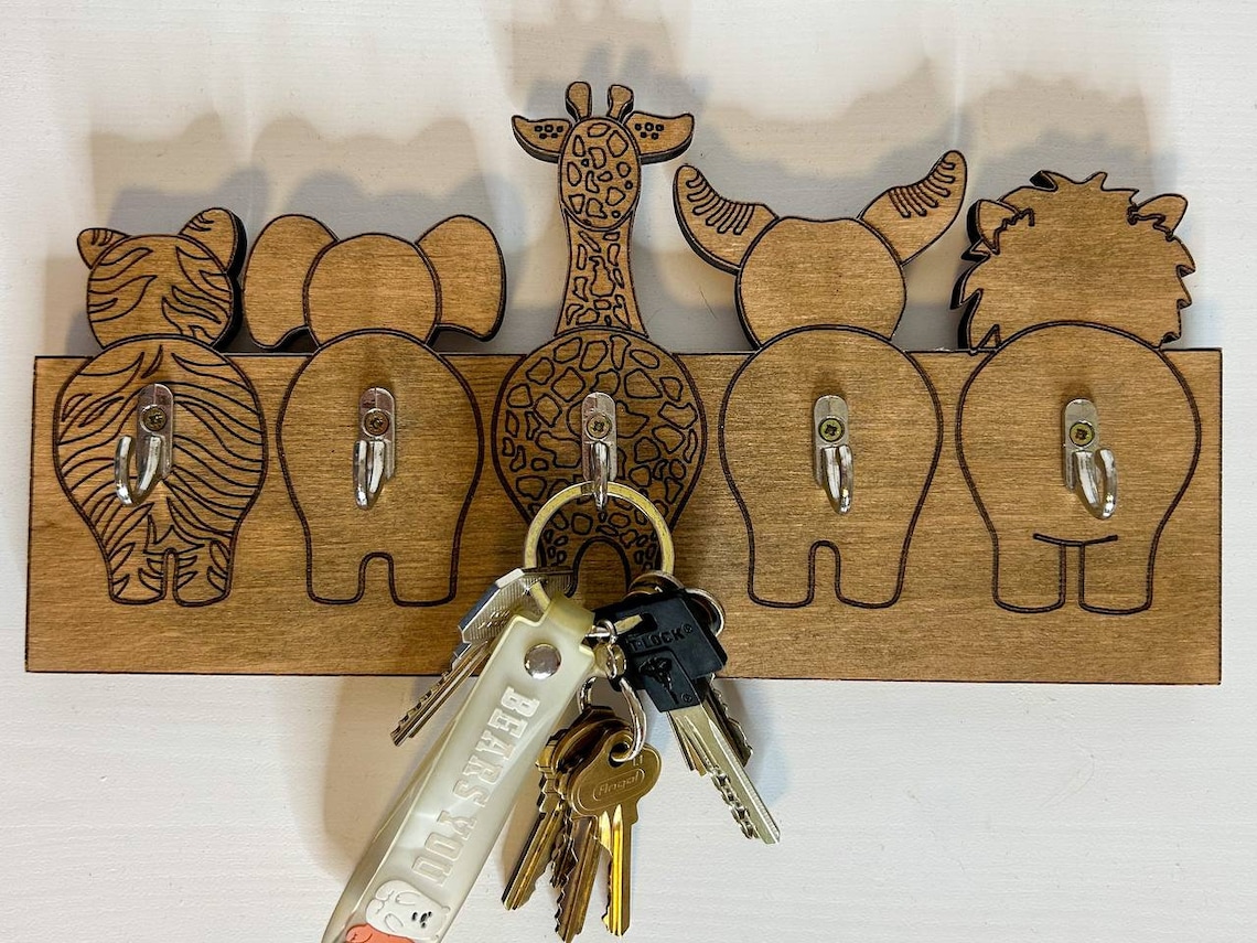 PLYWOOD KEY HOLDER for Wall Cute Key Holder Decorative Key Etsy