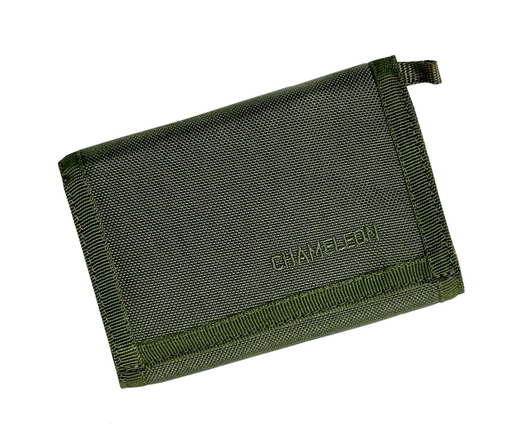 Chameleon VELCRO TRIFOLD WALLET Canvas Wallets for Men/women Slim Nylon