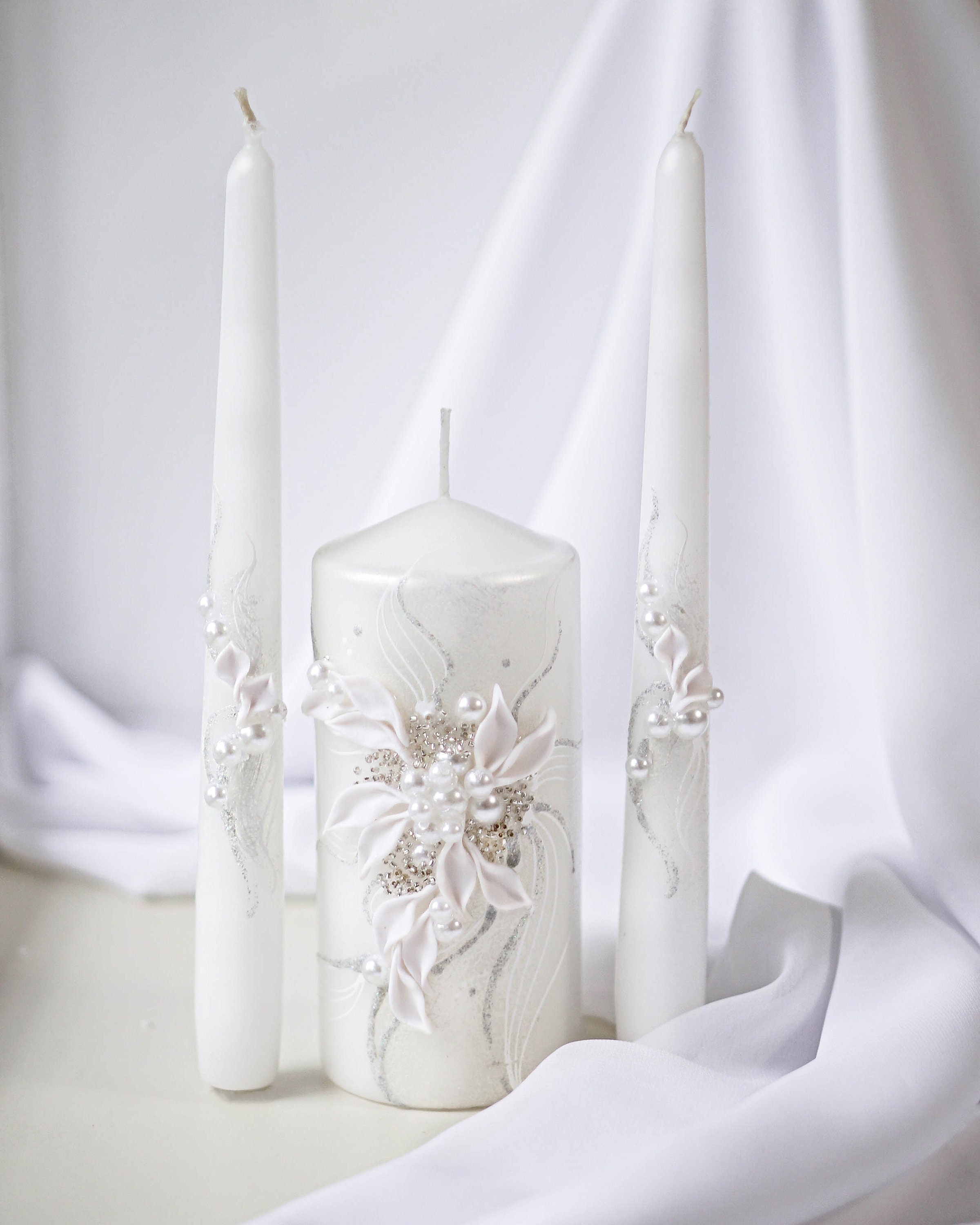 Dripless unity candle set deals