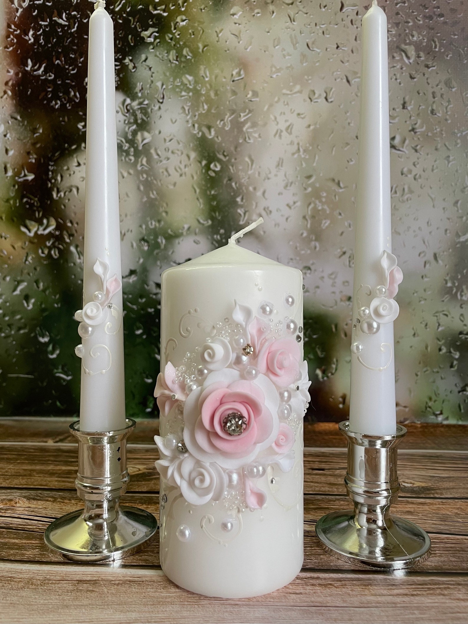 Unity Candle Set for Wedding Wedding Décor & Wedding Etsy
