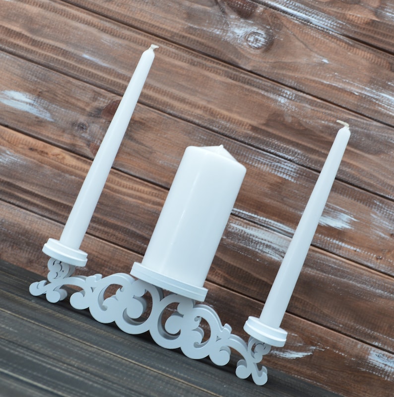 Unity Candle Holderunity Candle Standunity Candle Holder Etsy