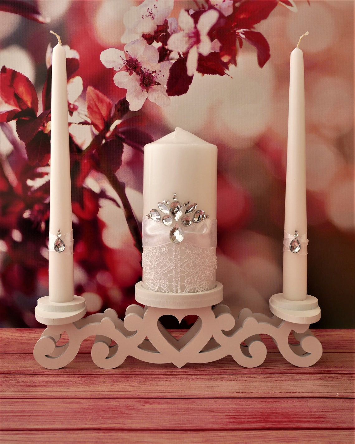 Unity Candle Set for Wedding Wedding Décor & Wedding Etsy