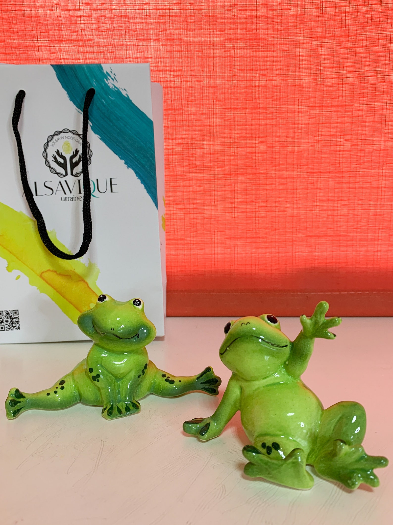 Cute Frog Figurine Garden Décor Ceramic Frog Yard Etsy