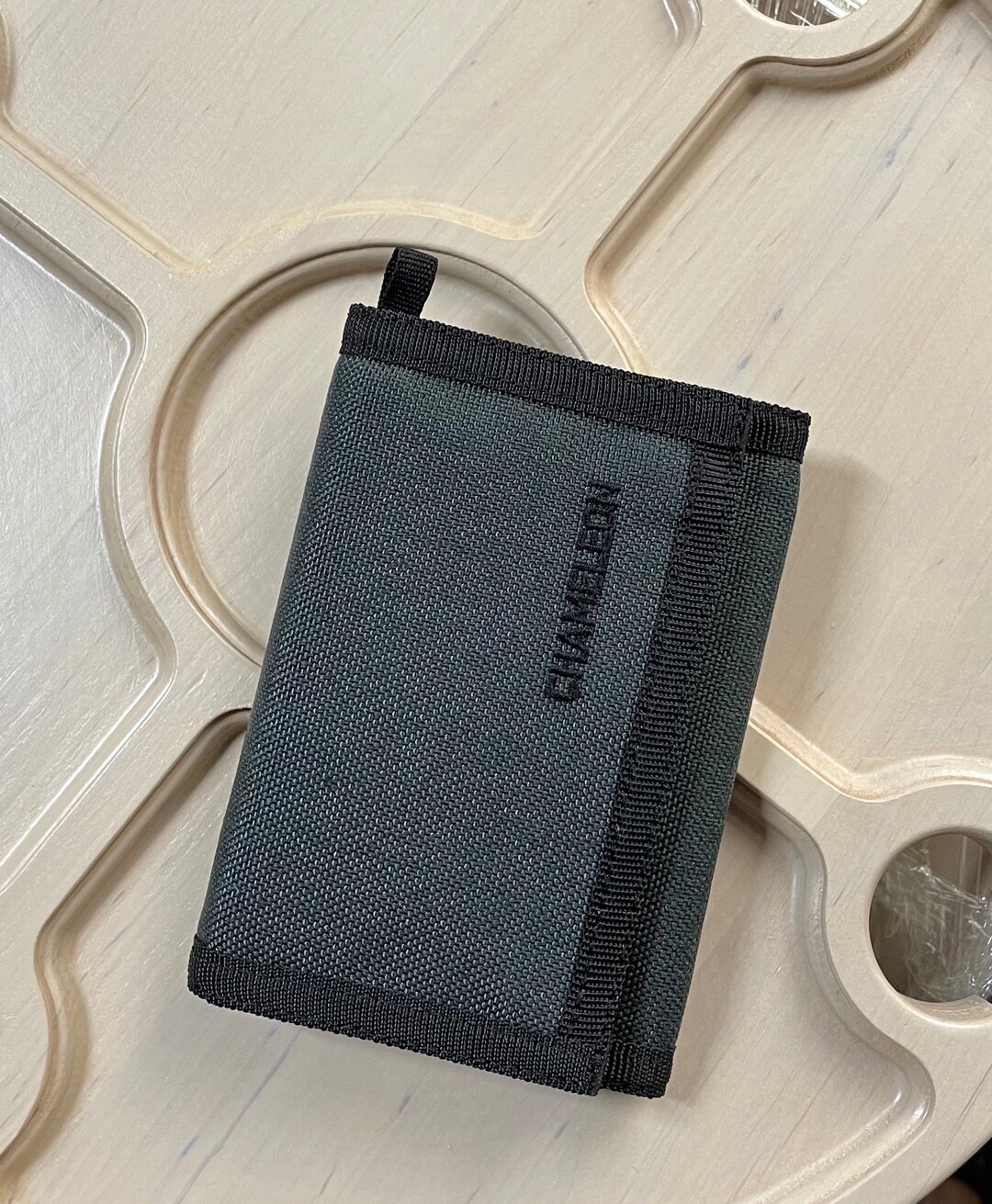 Chameleon VELCRO TRIFOLD WALLET Canvas Wallets for Men/women Slim Nylon