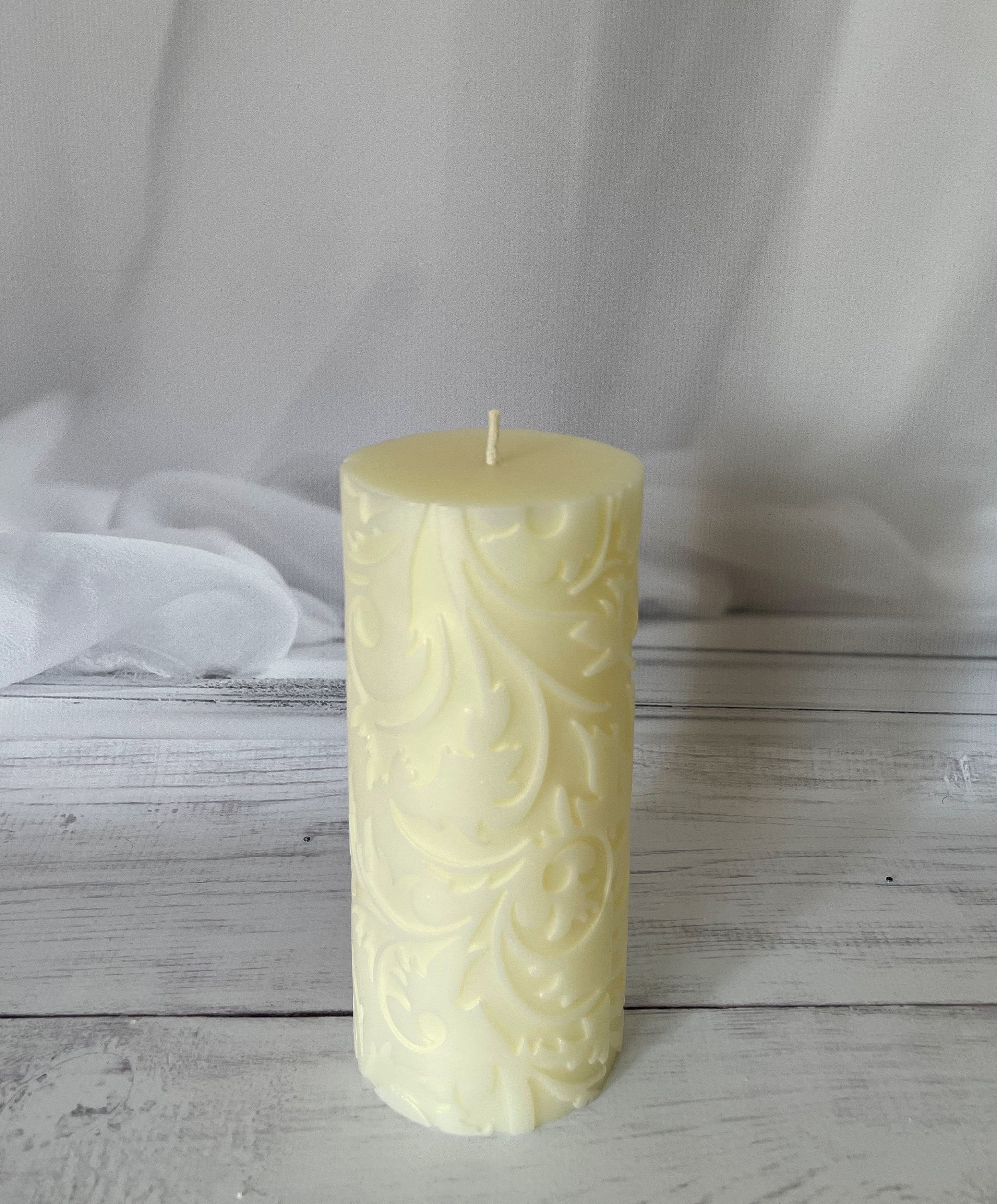 Decorative Pillar Candles3x6 Inch Unscented for Home Etsy