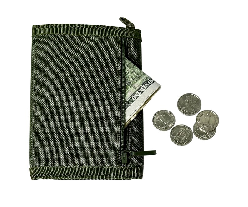 Chameleon VELCRO TRIFOLD WALLET Canvas Wallets for Men/women Etsy