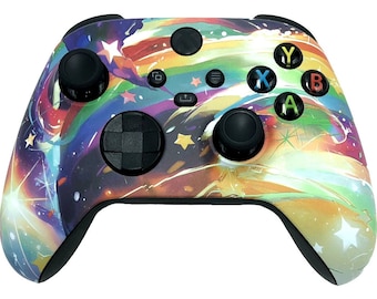 Custom Microsoft Xbox Series X / S Controller - Soft Touch Rainbow Storm