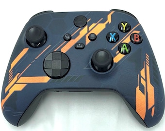 Custom Microsoft Xbox Series X Controller - Soft Touch Glow in Dark Mecha