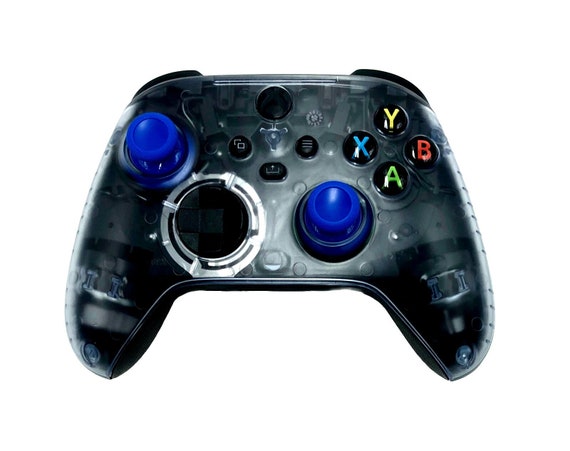 Custom Microsoft Xbox Series X S Controller Clear Transparent Glacier  Blue