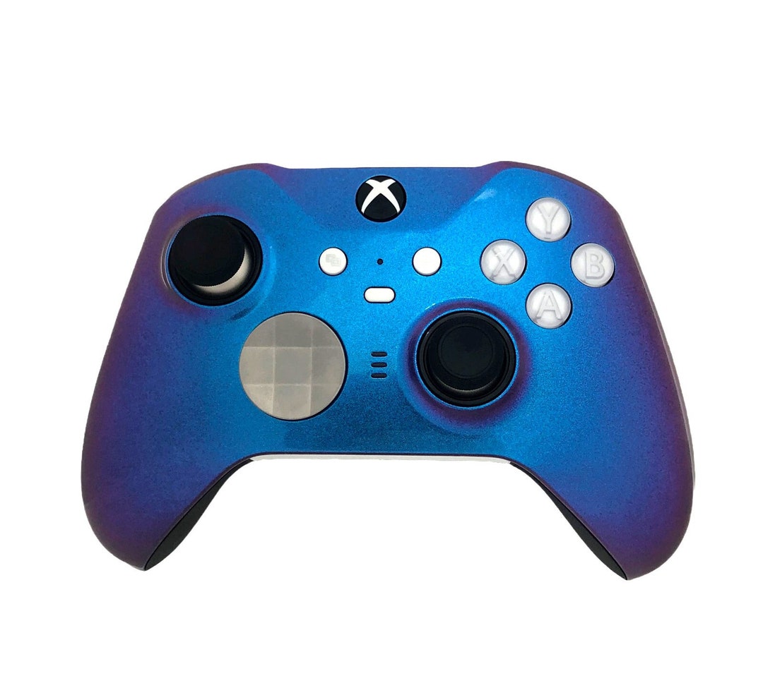 Custom Xbox Series X Elite Series 2 Controller Glossy Chameleon Blue