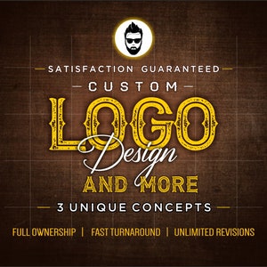 Logo Design Custom-Unlimited Revisions-Fast Turnaround