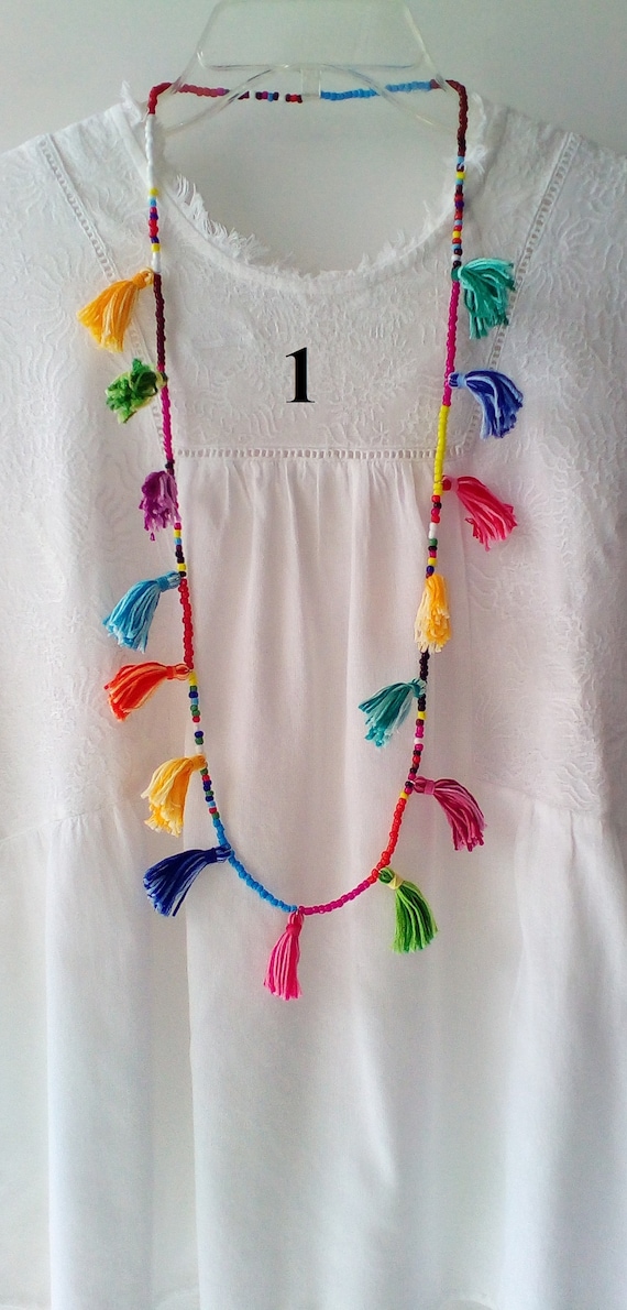 Collar Bohemio Estilo Boho Chic Multicolor. Necklace Style Boho Chic Multicolour Etsy Ireland