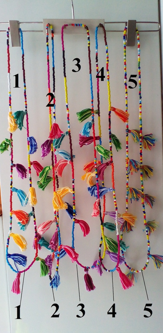 Collar Bohemio Estilo Boho Chic Multicolor. Necklace Style Boho Chic Multicolour Etsy Ireland