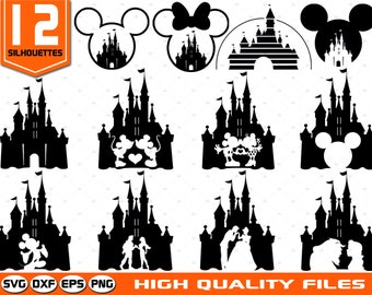 mickey mouse silhouettes svg