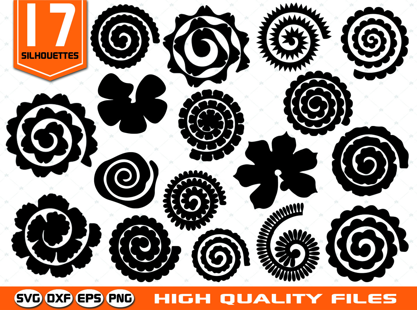 Free Free 78 Free Rolled Flower Svg Template SVG PNG EPS DXF File