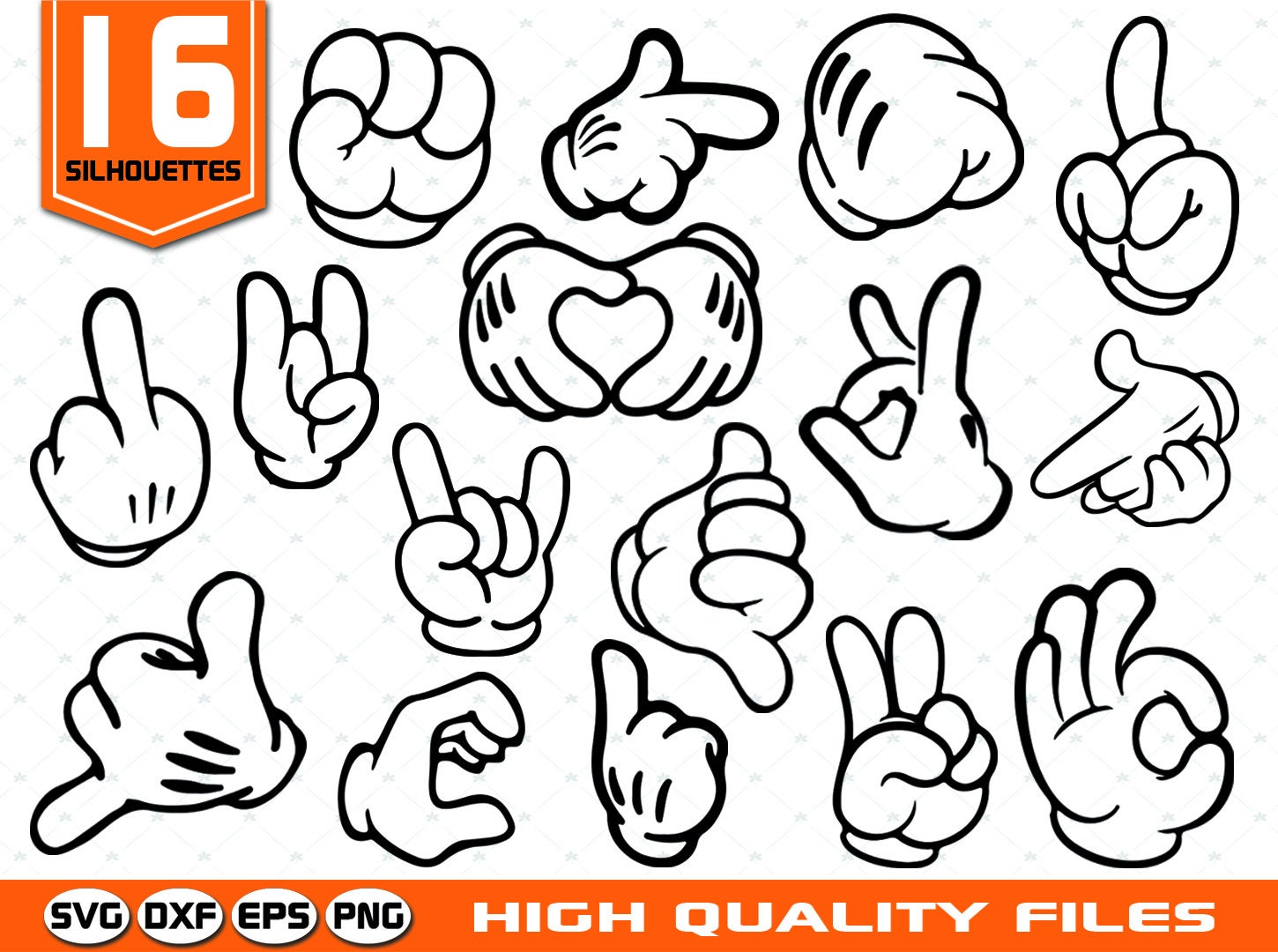 Download Disney Hands SVG Disney hands cut files Disney hands clip ...