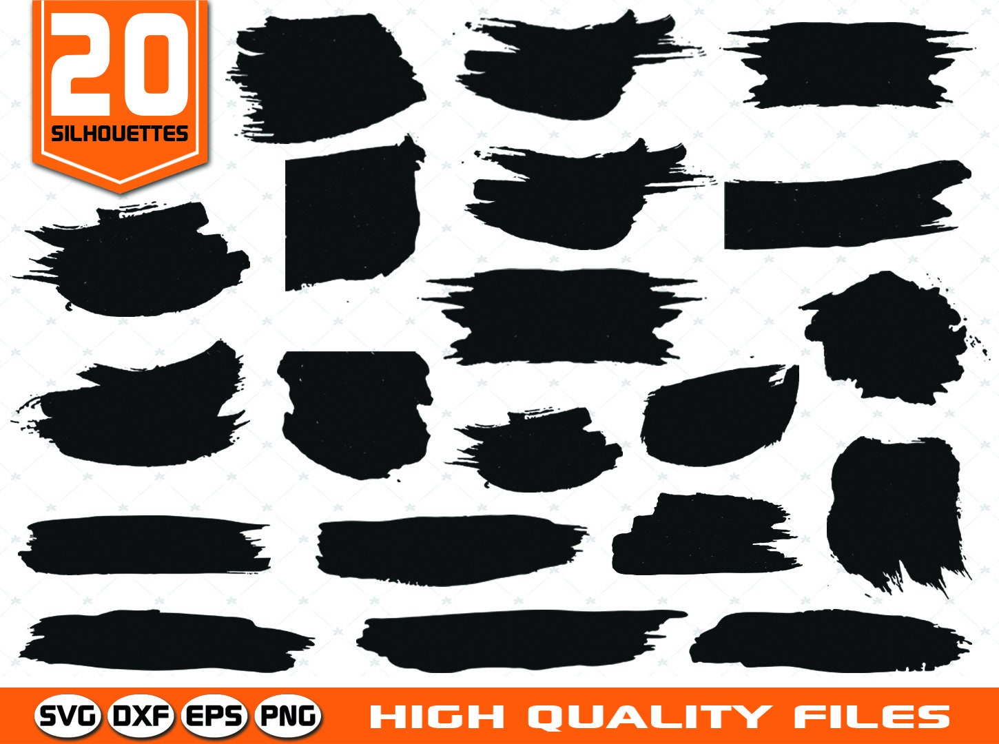 Download Paint Brushes Silhouettes Paint splatter Paint stroke svg ...