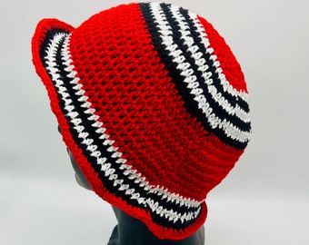 Unisex Odumodublvck Inspired Igbo Fedora Hat, Crochet Igboman Hat, Igbo Traditional Hat. Made with 100 Percent Cotton Yarn