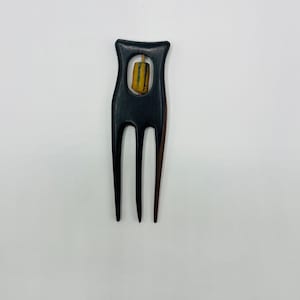 Braid Parting Comb, Cornrow Precision Comb, Ilarun African 3-Tail Precision Parting and Detangling Wood Comb, Smooth Finish Detangling Comb