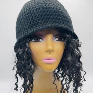 Handgefertigter gehäkelter Fischerhut - Minimalistisch, Unisex-Stil | weiche Wollmischung | Dunkle Ästhetik | Strassenmode