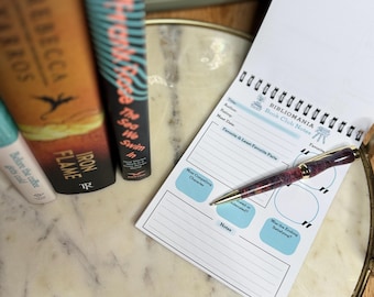 Book Club Journal: Notebook for Book Clubs, Book Lover Gift, Book Club Gift, Spiral Reading Notepad, Book Reviews Notes, Bookish Gift