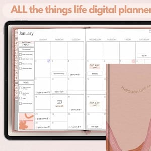 All the Things Life Planner| All in One Digital Planner | Goodnotes | ipad planner| daily digital planner |Digital Life Planner | Undated