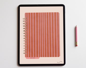 Cuaderno digital a rayas – Una materia, páginas ilimitadas (PDF)