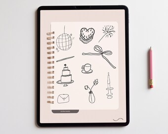 Cuaderno digital Doodle - Una materia, páginas ilimitadas (PDF)