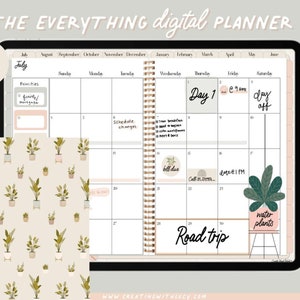 Undated Everything Digital Planner | Build your own digital planner | Base Planner | Academic digital planner Goodnotes 5| digital planner