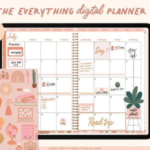 Undated Digital Planner | Customizable, Lag-Free (Goodnotes Compatible)