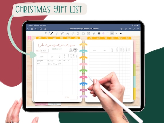 the christmas gift list app