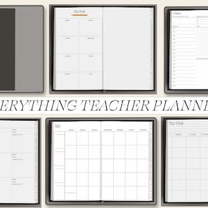 Undated Teacher Planner | Digital Teacher Planner | July Start Digital Teacher Planner | 2023 Teacher Planner | GoodNotes5 Teacher Planner