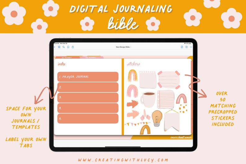 Digital Journaling Bible Bible for Goodnotes 5 Digital Etsy