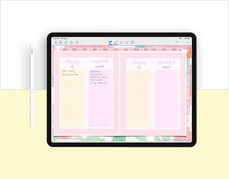 Prayer Tracker For Digital Planners Prayer Tracker Template Etsy France Prayer Tracker For Digital Planners Prayer Tracker Template Etsy France