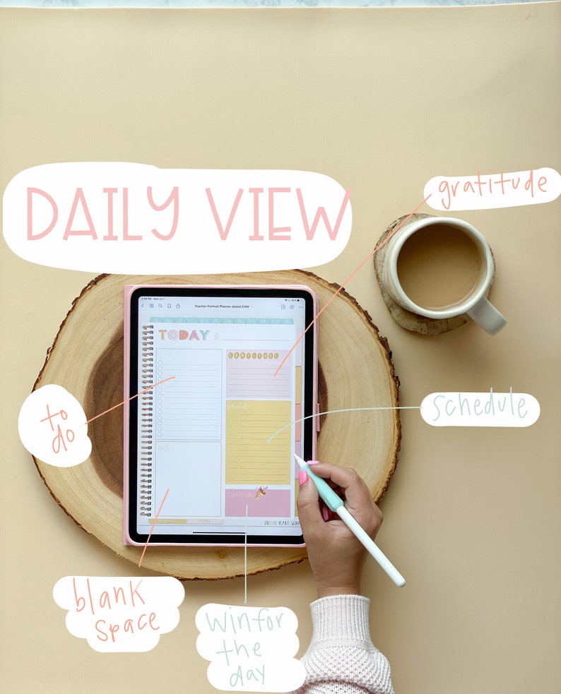 Teacher Digital Planner for Goodnotes Notability Noteshelf Etsy