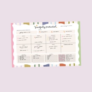 Digitaler Wochenplaner | Minimaler digitaler Wochenplaner | Wochenplaner Pad | Goodnotes Wochenplaner | Fruchtiger Planer