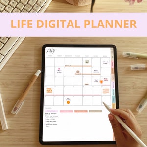 Life Digital Planner Undated | Build Your Own Planner | Base Planner | GoodNotes5 |  Digital Planner | Digital Life Planner