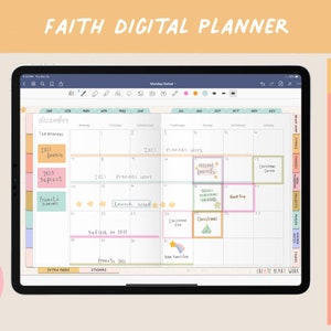 Faith Digital Planner | All in One Digital Planner | Goodnotes | ipad planner| daily digital planner | Reflective Digital | Fatih | Undated